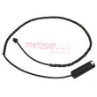 METZGER WK 17-226 - Contact d'avertissement, usure des plaquettes de frein
