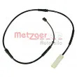 METZGER WK 17-263 - Contact d'avertissement, usure des plaquettes de frein