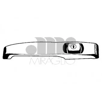 Poignée de porte MIRAGLIO 80/237