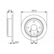 BOSCH 0 986 479 S08 - Jeu de 2 disques de frein arrière
