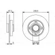 BOSCH 0 986 479 S42 - Jeu de 2 disques de frein avant