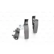 BOSCH 0 204 114 500 - Kit de freins arrière prémontés KIT SUPERPRO