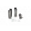 BOSCH 0 204 114 504 - Kit de freins arrière prémontés KIT SUPERPRO