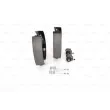 BOSCH 0 204 114 550 - Kit de freins arrière prémontés KIT SUPERPRO