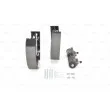 BOSCH 0 204 114 552 - Kit de freins arrière prémontés KIT SUPERPRO