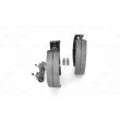 BOSCH 0 204 114 609 - Kit de freins arrière prémontés KIT SUPERPRO