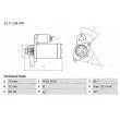 BOSCH 0 986 026 070 - Démarreur