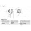 BOSCH 0 986 083 210 - Alternateur