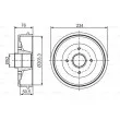 BOSCH 0 986 477 289 - Tambour de frein