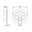 BOSCH 0 986 479 C21 - Jeu de 2 disques de frein avant