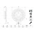 BOSCH 0 986 479 E15 - Jeu de 2 disques de frein arrière