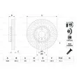 BOSCH 0 986 479 E18 - Disque de frein avant droit