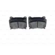 BOSCH 0 986 494 781 - Jeu de 4 plaquettes de frein avant