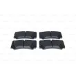 BOSCH 0 986 494 781 - Jeu de 4 plaquettes de frein avant