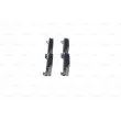BOSCH 0 986 494 797 - Jeu de 4 plaquettes de frein arrière