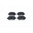 BOSCH 0 986 494 797 - Jeu de 4 plaquettes de frein arrière