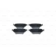 BOSCH 0 986 494 797 - Jeu de 4 plaquettes de frein arrière