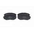 BOSCH 0 986 494 827 - Jeu de 4 plaquettes de frein avant