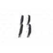 BOSCH 0 986 494 827 - Jeu de 4 plaquettes de frein avant