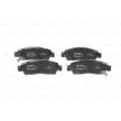 BOSCH 0 986 494 858 - Jeu de 4 plaquettes de frein avant