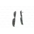 BOSCH 0 986 494 858 - Jeu de 4 plaquettes de frein avant
