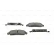 BOSCH 0 986 494 858 - Jeu de 4 plaquettes de frein avant