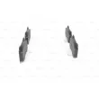 BOSCH 0 986 494 870 - Jeu de 4 plaquettes de frein avant