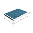 BOSCH 0 986 628 532 - Filtre, air de l'habitacle