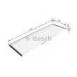 BOSCH 1 987 431 207 - Filtre, air de l'habitacle