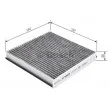 BOSCH 1 987 432 568 - Filtre, air de l'habitacle