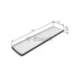 BOSCH 1 987 435 024 - Filtre, air de l'habitacle