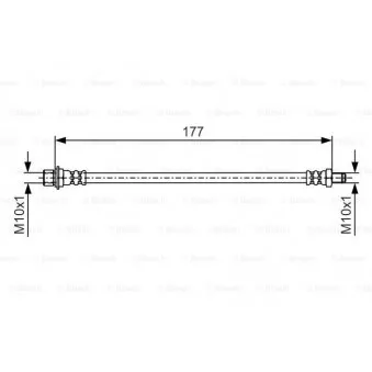 Flexible de frein BOSCH OEM 9094702B95
