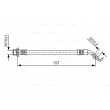 BOSCH 1 987 481 A23 - Flexible de frein