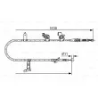 BOSCH 1 987 482 465 - Tirette à câble, frein de stationnement