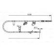 BOSCH 1 987 482 466 - Tirette à câble, frein de stationnement