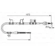 BOSCH 1 987 482 713 - Tirette à câble, frein de stationnement