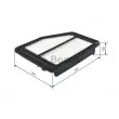 BOSCH F 026 400 412 - Filtre à air