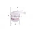 BOSCH F 026 403 027 - Filtre à carburant