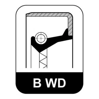 Bague d'étanchéité, différentiel ELRING OEM 06562790209