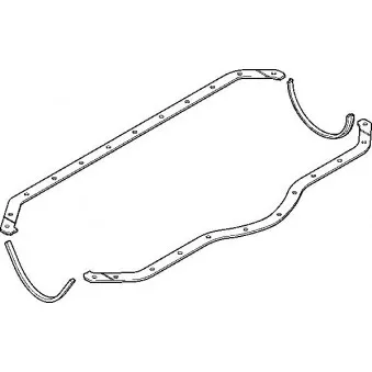 Jeu de joints d'étanchéité, carter d'huile ELRING 088.854 pour MERCEDES-BENZ LK/LN2 1214 A - 136cv