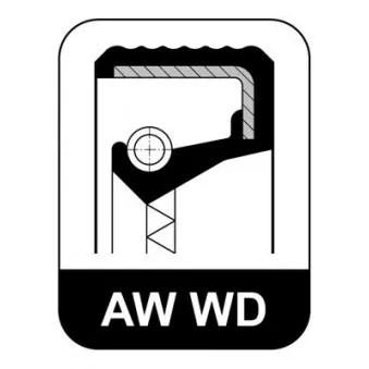 Bague d'étanchéité, moyeu de roue ELRING OEM 159495