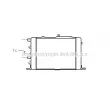 AVA QUALITY COOLING AI2024 - Radiateur, refroidissement du moteur