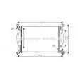 Radiateur, refroidissement du moteur AVA QUALITY COOLING [AI2203]