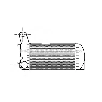 Intercooler, échangeur AVA QUALITY COOLING AI4094