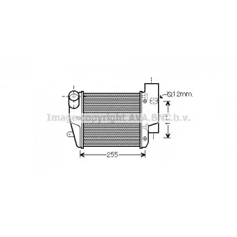 Intercooler, échangeur AVA QUALITY COOLING AIA4304
