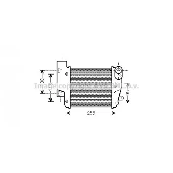 Intercooler, échangeur AVA QUALITY COOLING AIA4304