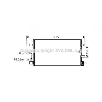 Condenseur, climatisation AVA QUALITY COOLING AI5360