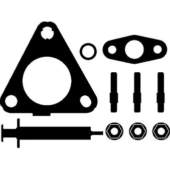 ELRING 714.380 - Kit de montage, turbo
