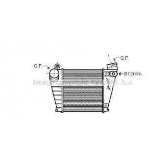 Intercooler, échangeur AVA QUALITY COOLING AIA4200