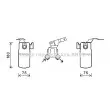 Filtre déshydratant, climatisation AVA QUALITY COOLING [AID345]